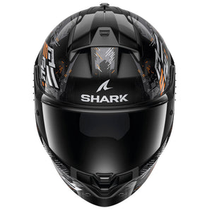 Shark Ridill 2 Molokai Black / Silver / Orange Motorcycle Motorbike Helmet