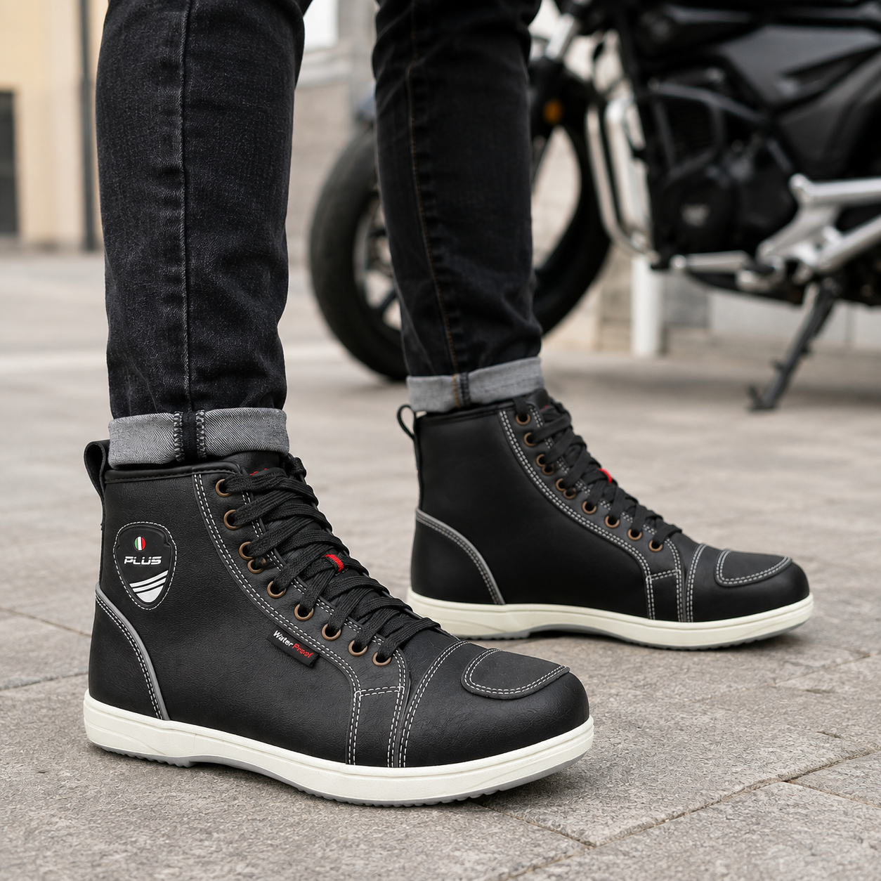 PLUS  Trainer Motorcycle motorbike  protective Boots