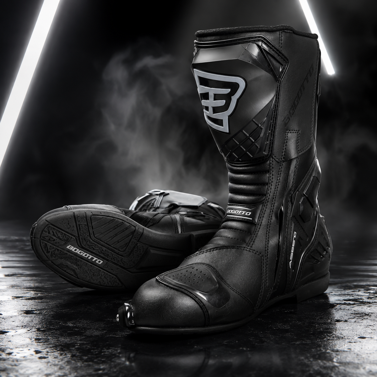 Bogotto Assen WR.20 Motorcycle Race Boots – Protective Sports Riding Boots