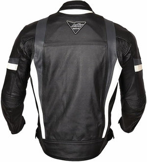Blouson de moto en cuir Speed 7 de RK Sports