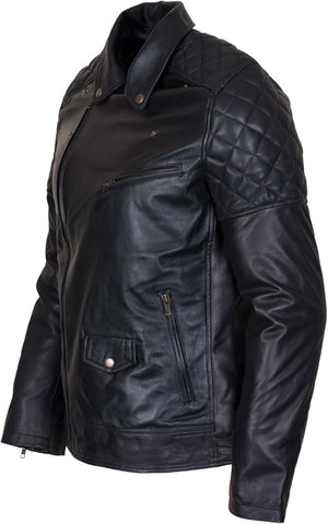 Gants de moto classiques Brando en cuir pour homme RK Sports