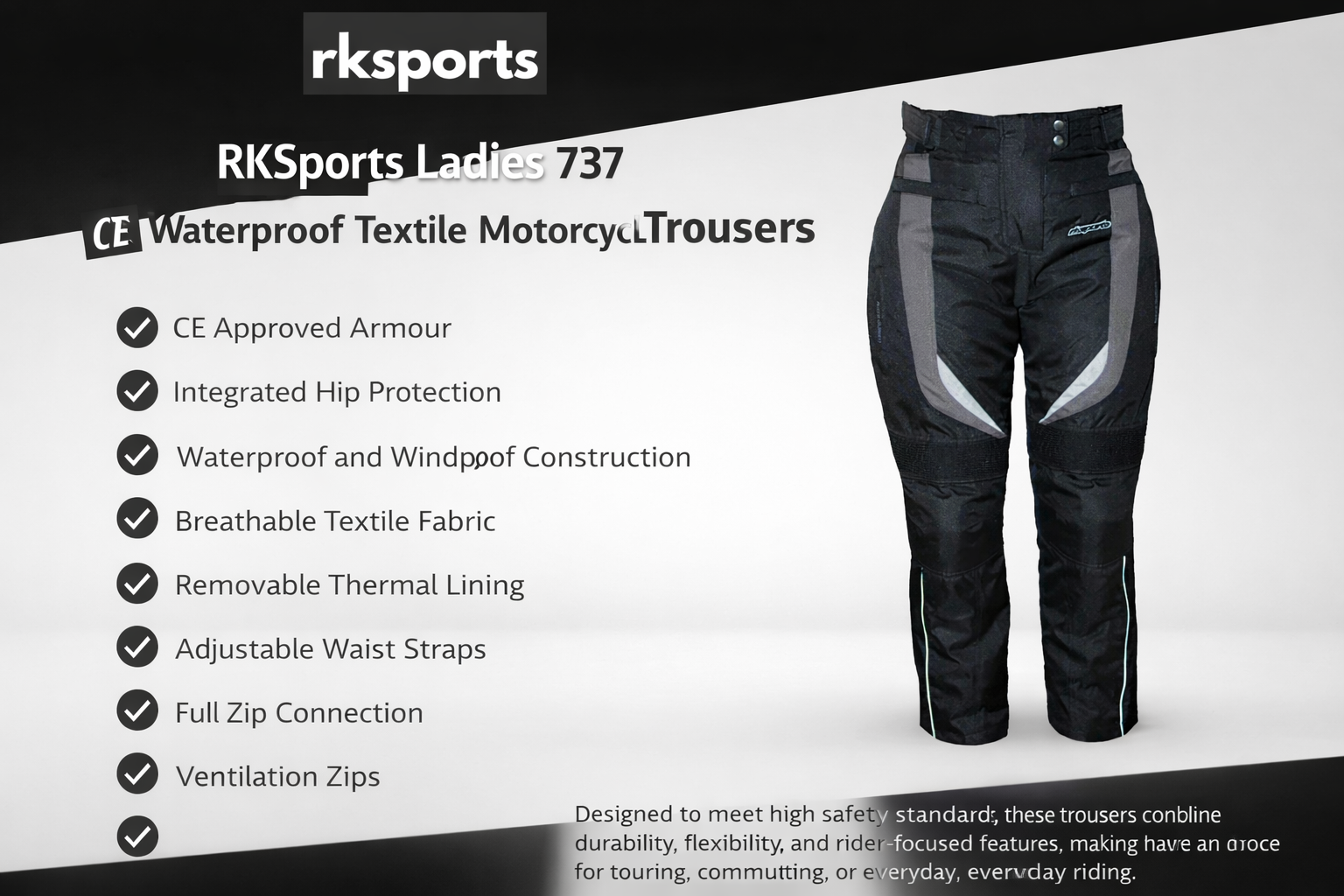 Pantalon de moto Proto Textile 737 CE