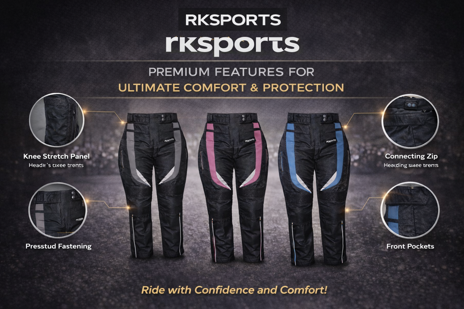 Pantalon de moto Proto Textile 737 CE