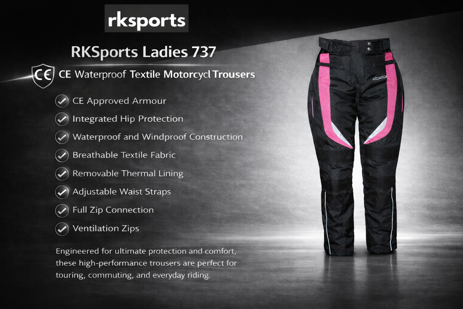 Pantalon de moto Proto Textile 737 CE