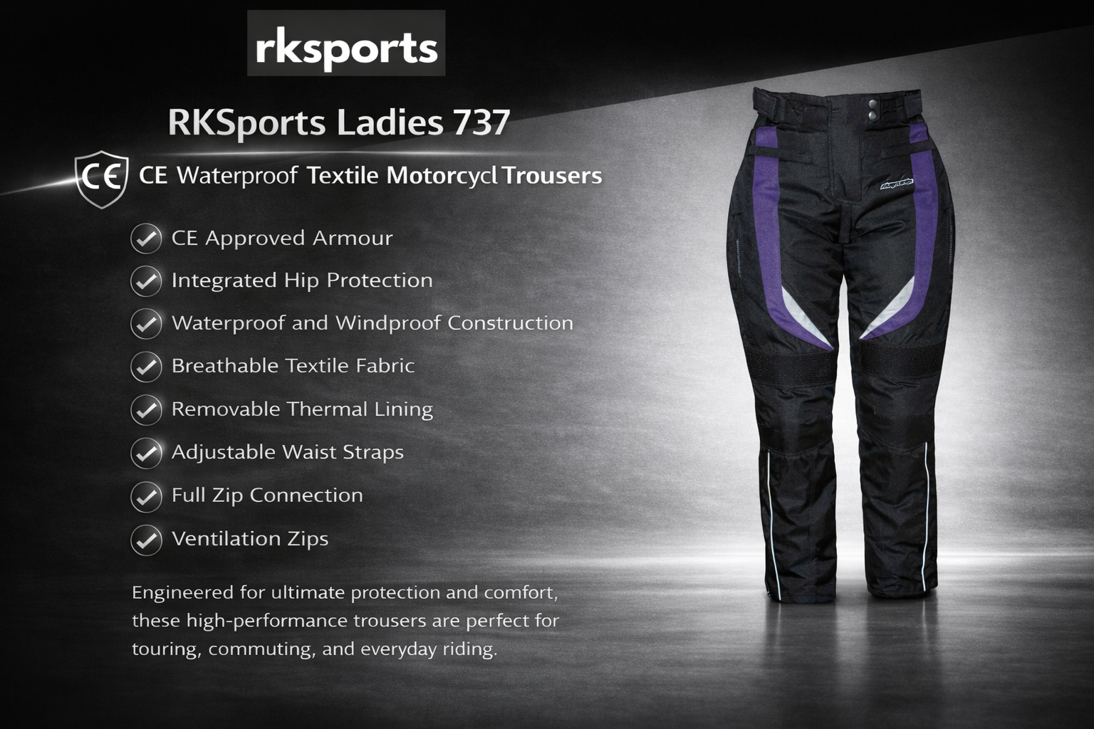Pantalon de moto Proto Textile 737 CE