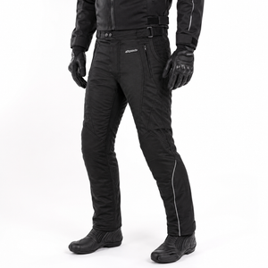 RKsports Airbourne Motorcycle motorbike Black Trouser with CE armour Cordura