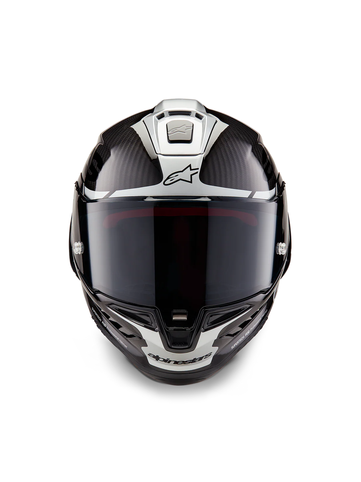 Alpinestars Supertech R10 Element Helmet ECE 06 / Black Carbon Silver Black Glossy 1386