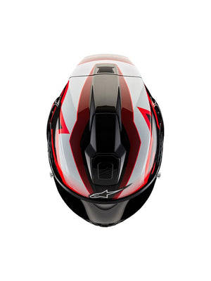Alpinestars Supertech R10 Element Helmet ECE 06 /  Carbon Red Fluo Dark Flue Matt 1383
