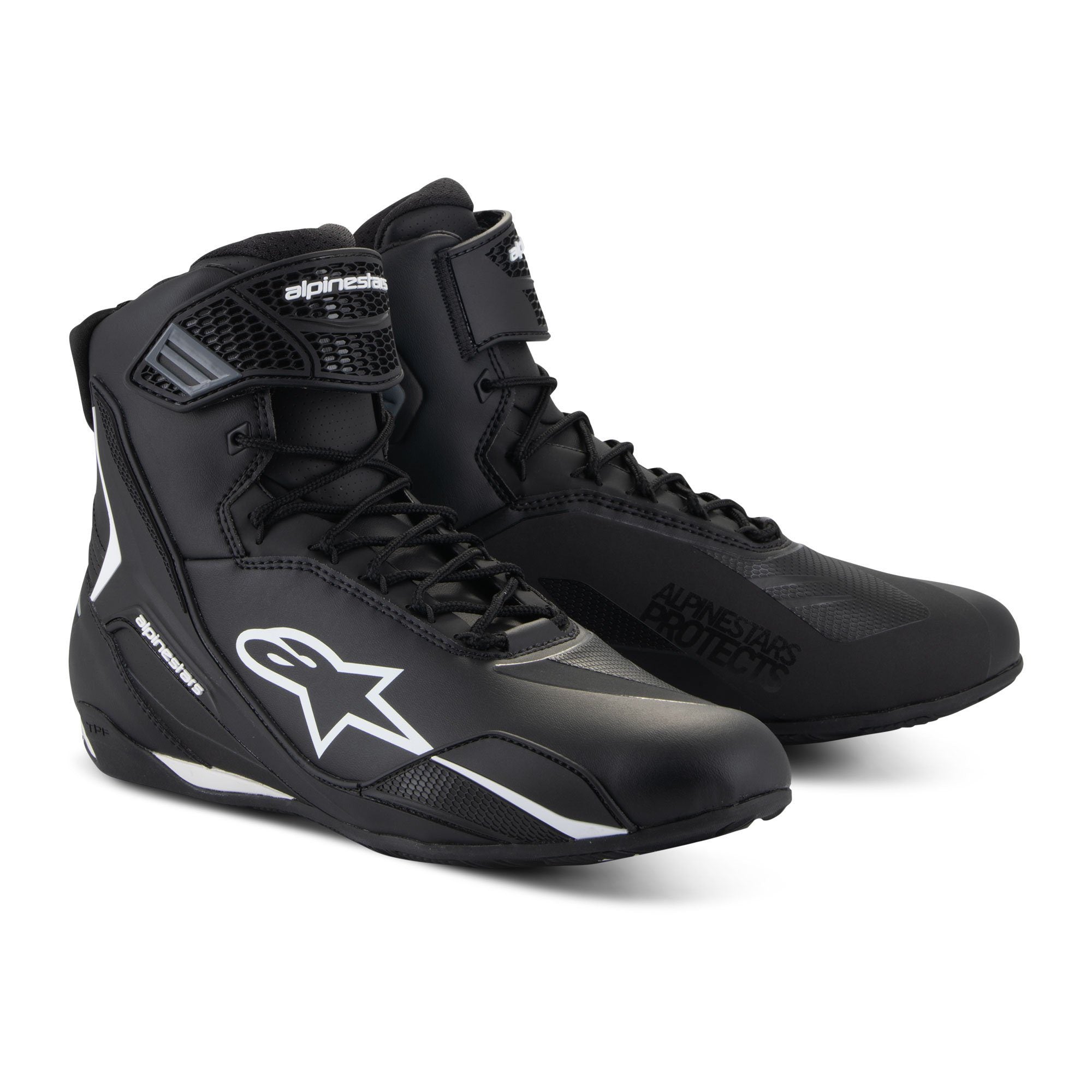 Alpinestars Cuir Faster 4 Baskets Moto Gilet Airbag