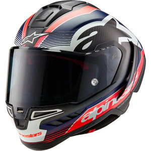 Alpinestars Supertech R10 Element Helmet ECE 06 / Black Carb Red White Glossy