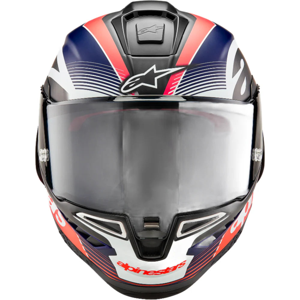 Alpinestars Supertech R10 Element Helmet ECE 06 / Black Carb Red White Glossy