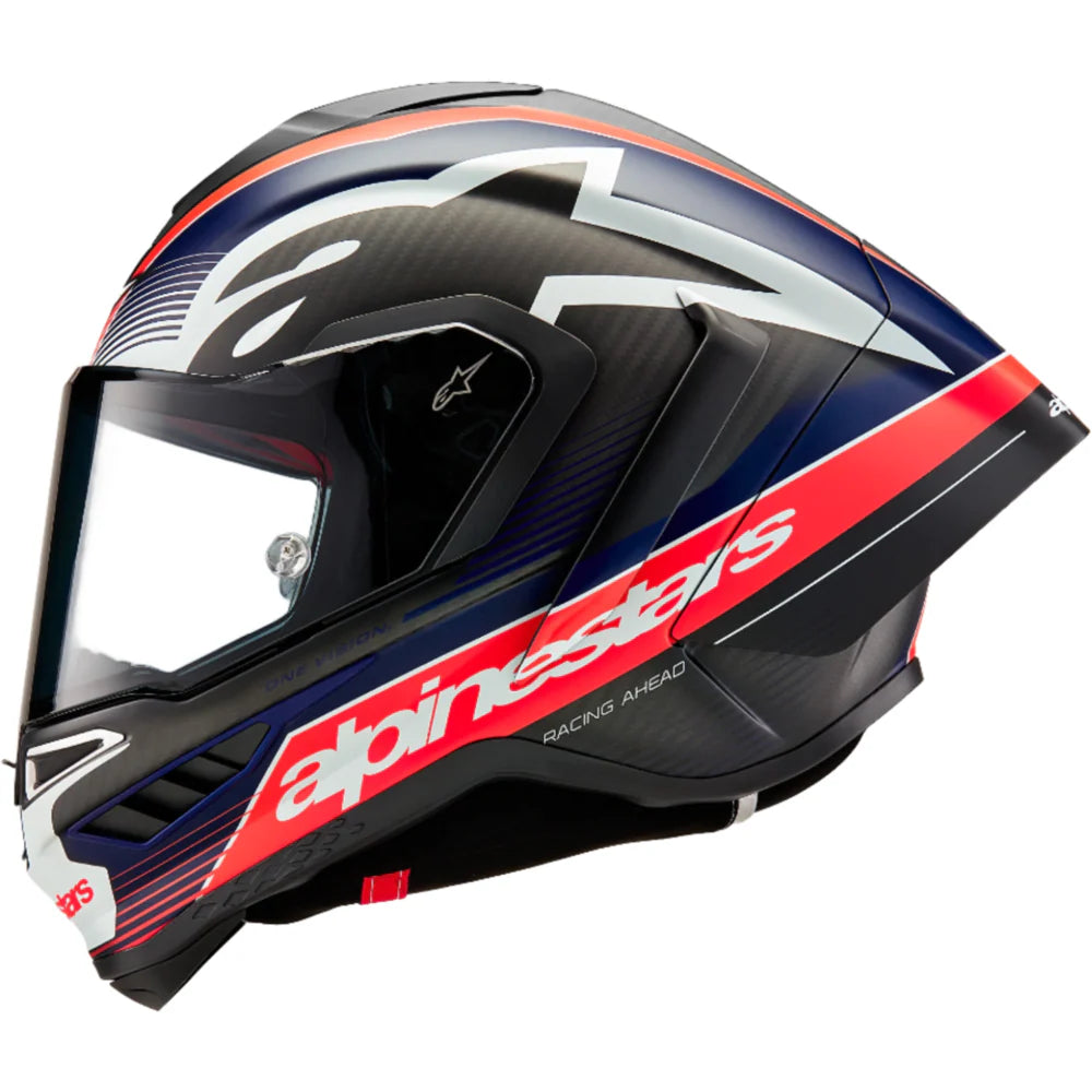 Alpinestars Supertech R10 Element Helmet ECE 06 / Black Carb Red White Glossy
