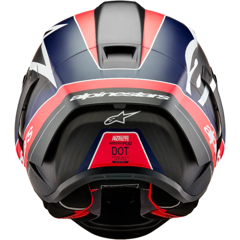 Alpinestars Supertech R10 Element Helmet ECE 06 / Black Carb Red White Glossy
