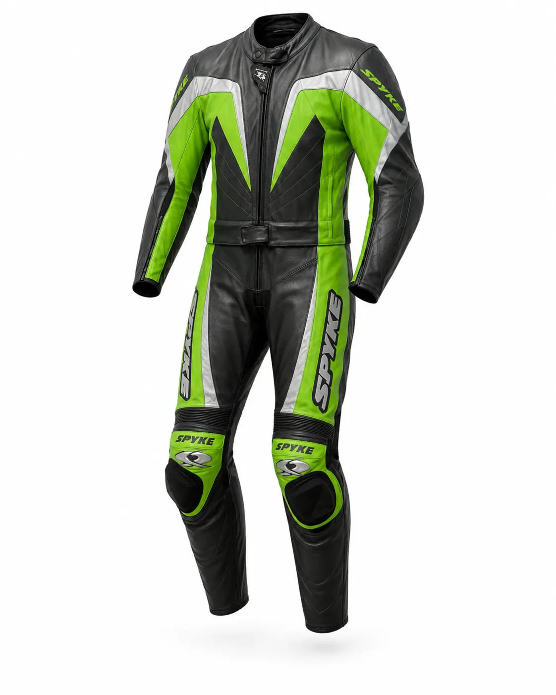 Spyke BullBear Two Piece leather motorbike motorcycle suit