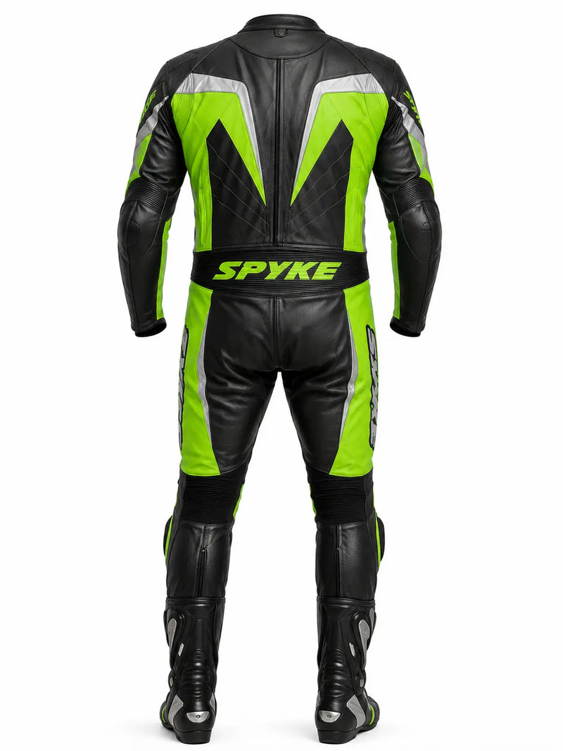 Spyke BullBear Two Piece leather motorbike motorcycle suit