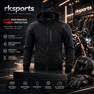 Sweat à capuche moto blindé souple RK Sports 291 CE Armor