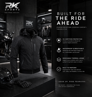 Sweat à capuche moto blindé souple RK Sports 291 CE Armor