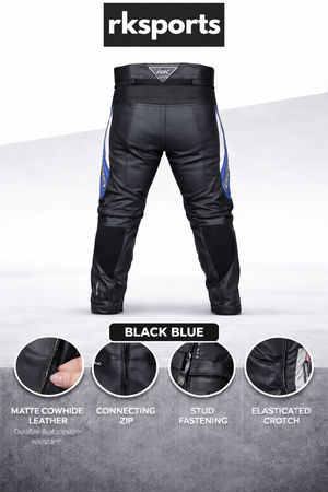 Pantalon de moto en cuir Chief RK Sports