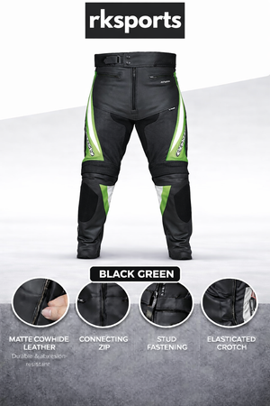 Pantalon de moto en cuir Chief RK Sports