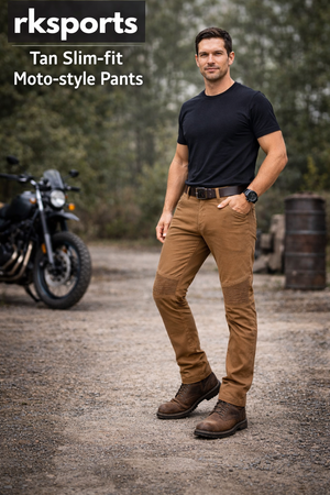 RK Sports Jean Moto Armuré Cargo pour Homme