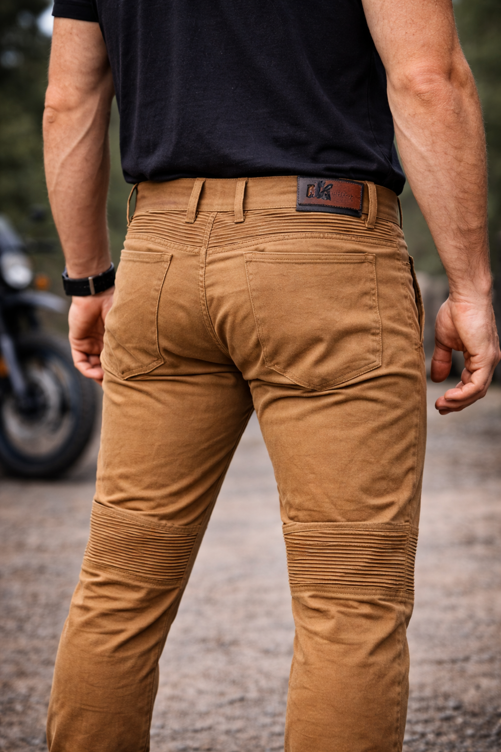 RK Sports Jean Moto Armuré Cargo pour Homme