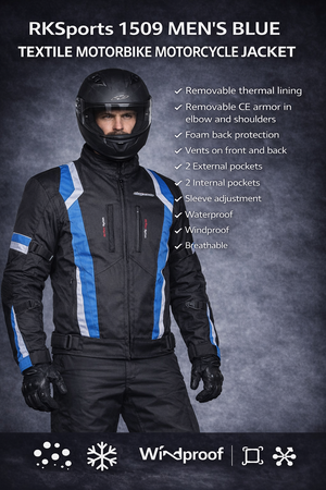 Blouson de protection moto Proto Textile 1509