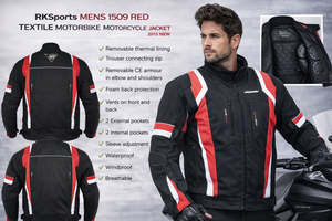 Blouson de protection moto Proto Textile 1509