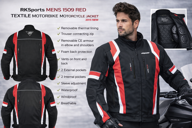 Blouson de protection moto Proto Textile 1509