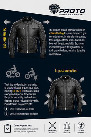 Blouson de moto en cuir style RK Sports 04