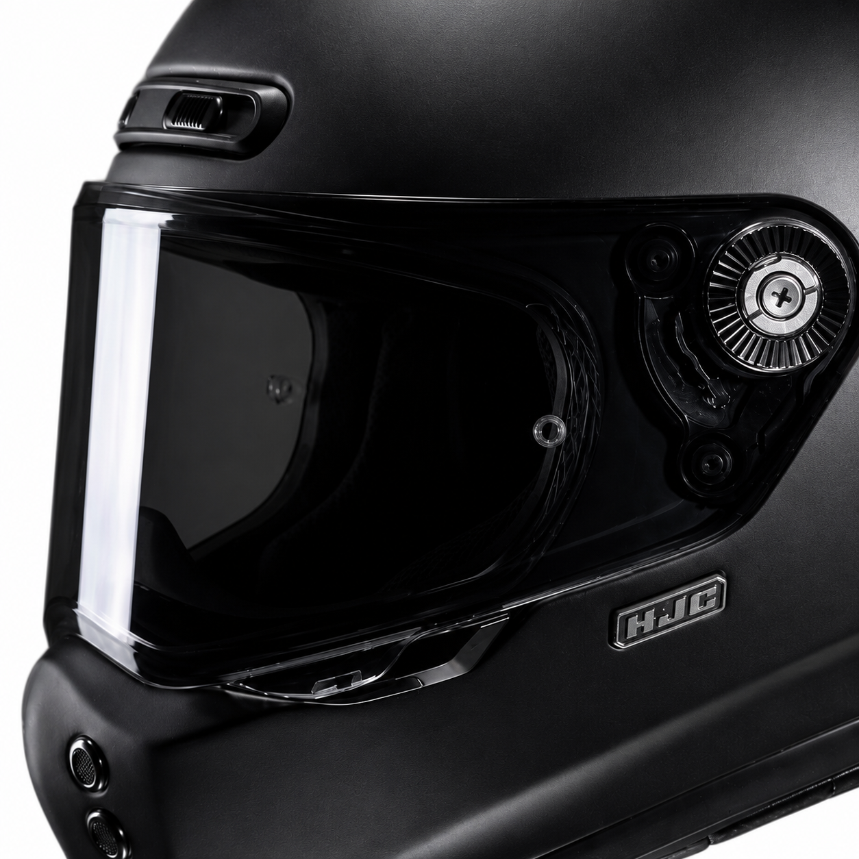 HJC i91 Matt Black Motorbike Motorcycle Helmet