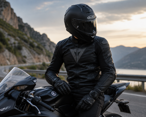 HJC i91 Matt Black Motorbike Motorcycle Helmet
