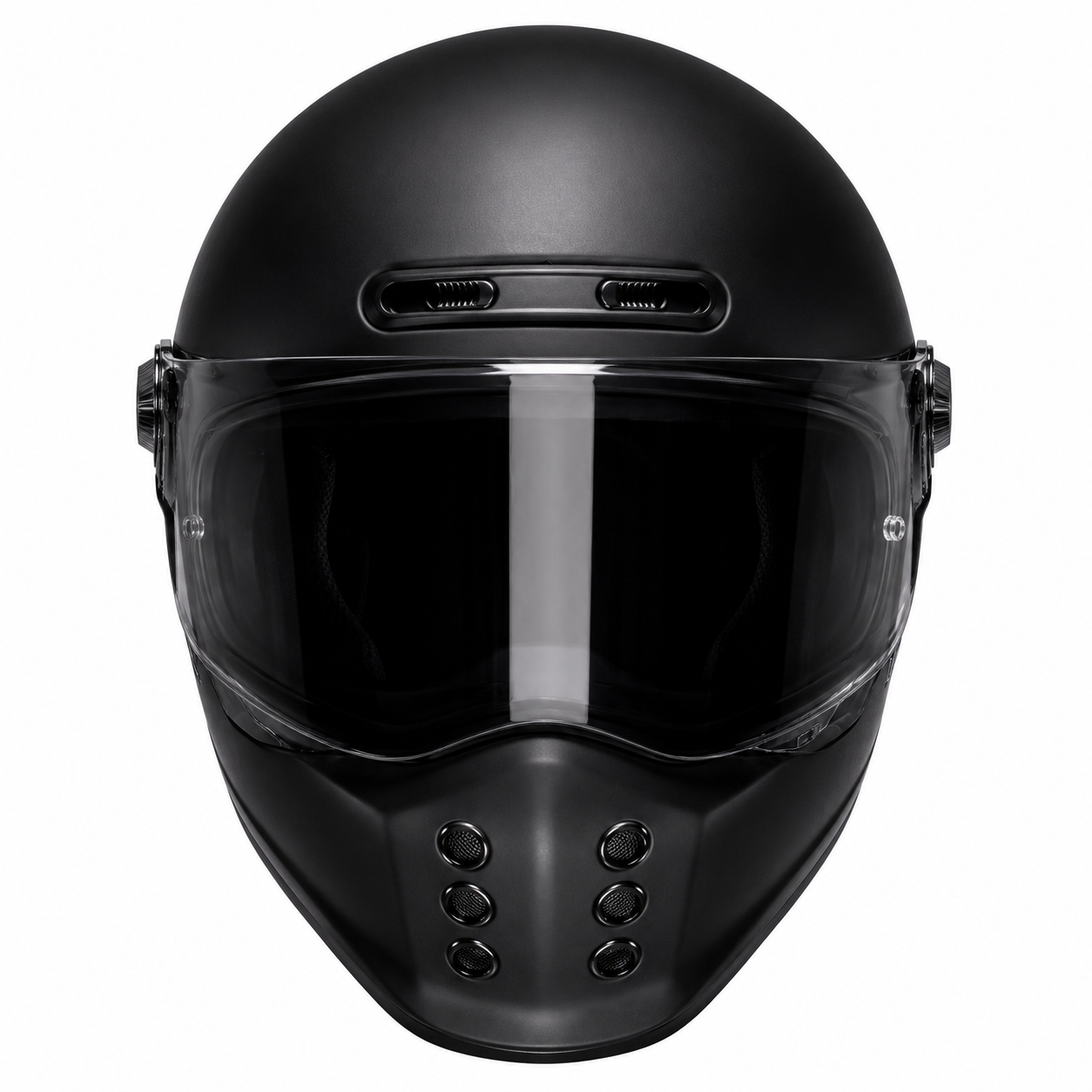 HJC i91 Matt Black Motorbike Motorcycle Helmet