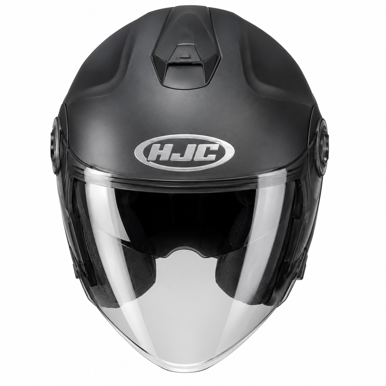 HJC i40 Semi Matt Black / Semi Flat Black Open Face Motorcycle Helmet – protothebikeshop