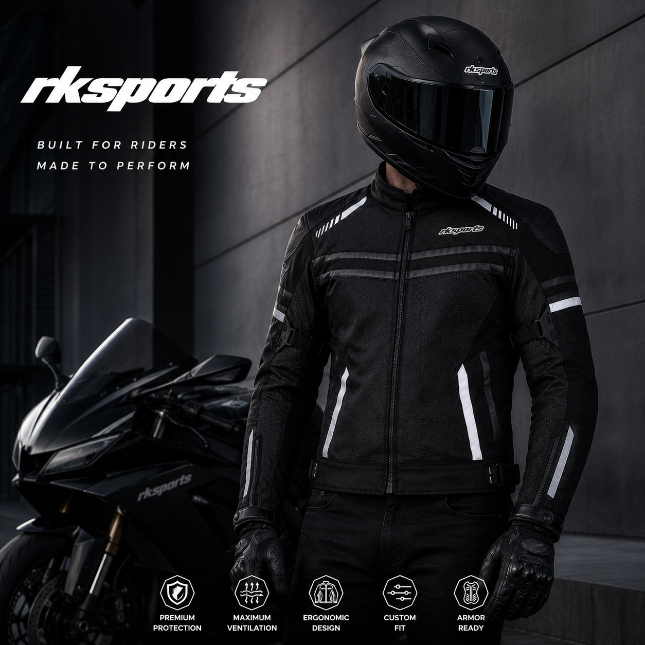Proto Figo Mesh 1535 Protective Motorcycle Jacket