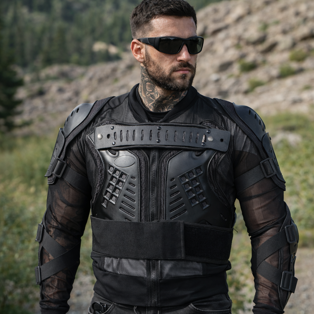 New RKSPORTS MOTOCROSS MOTORBIKE CE ARMOURED BODY PROTECTION  ADULT JACKETS