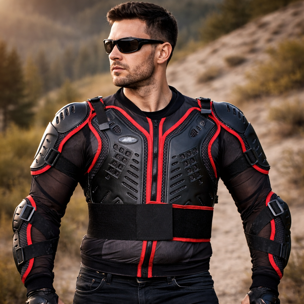 New RKSPORTS MOTOCROSS MOTORBIKE CE ARMOURED BODY PROTECTION  ADULT JACKETS