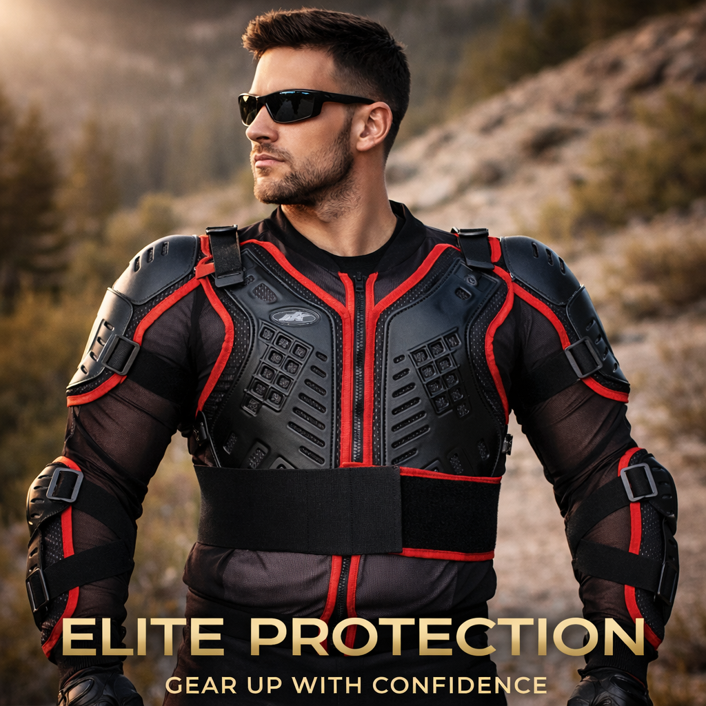 New RKSPORTS MOTOCROSS MOTORBIKE CE ARMOURED BODY PROTECTION  ADULT JACKETS