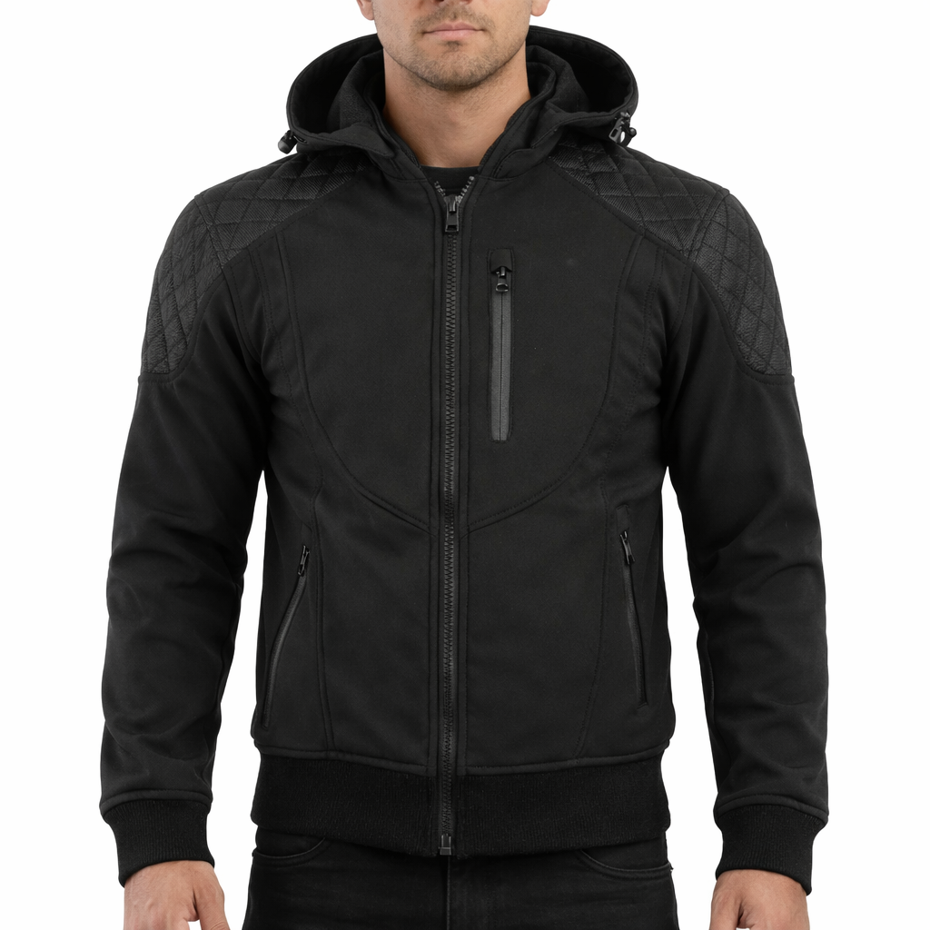 Sweat à capuche moto blindé souple RK Sports 291 CE Armor