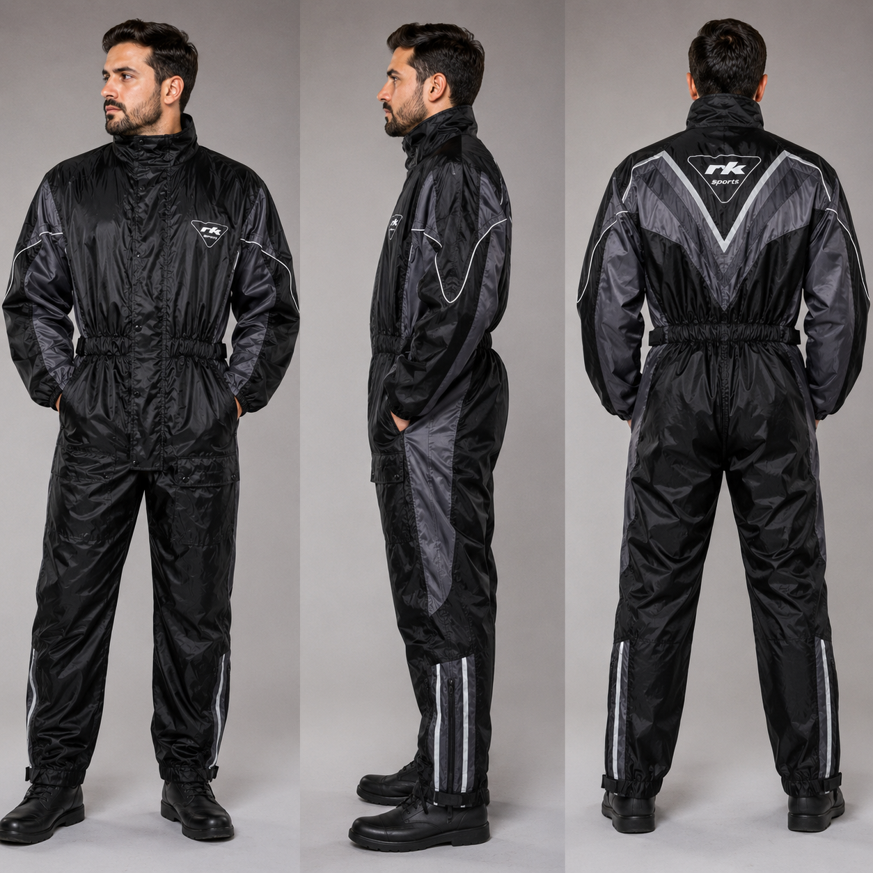 Combinaison de Pluie Complète RK Sports One Piece pour Moto
