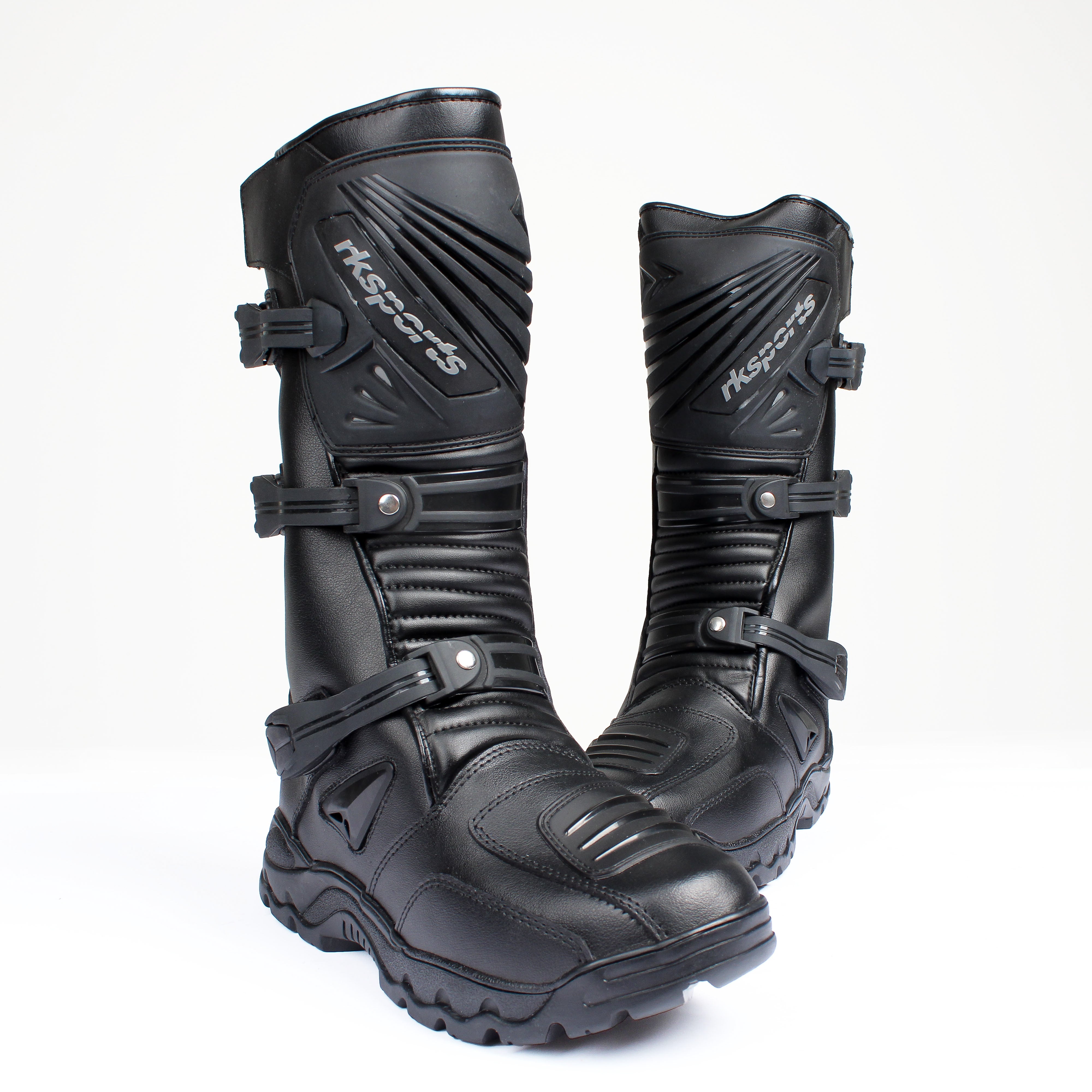 RK Sports Leather Rk-16 Adventure Motorcycle Boots