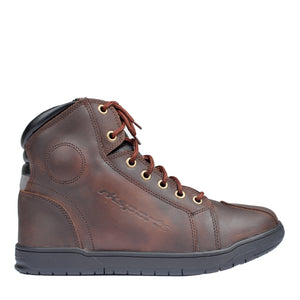 rksports 1002 new trainer black brown leather motorcycle motorbike boots