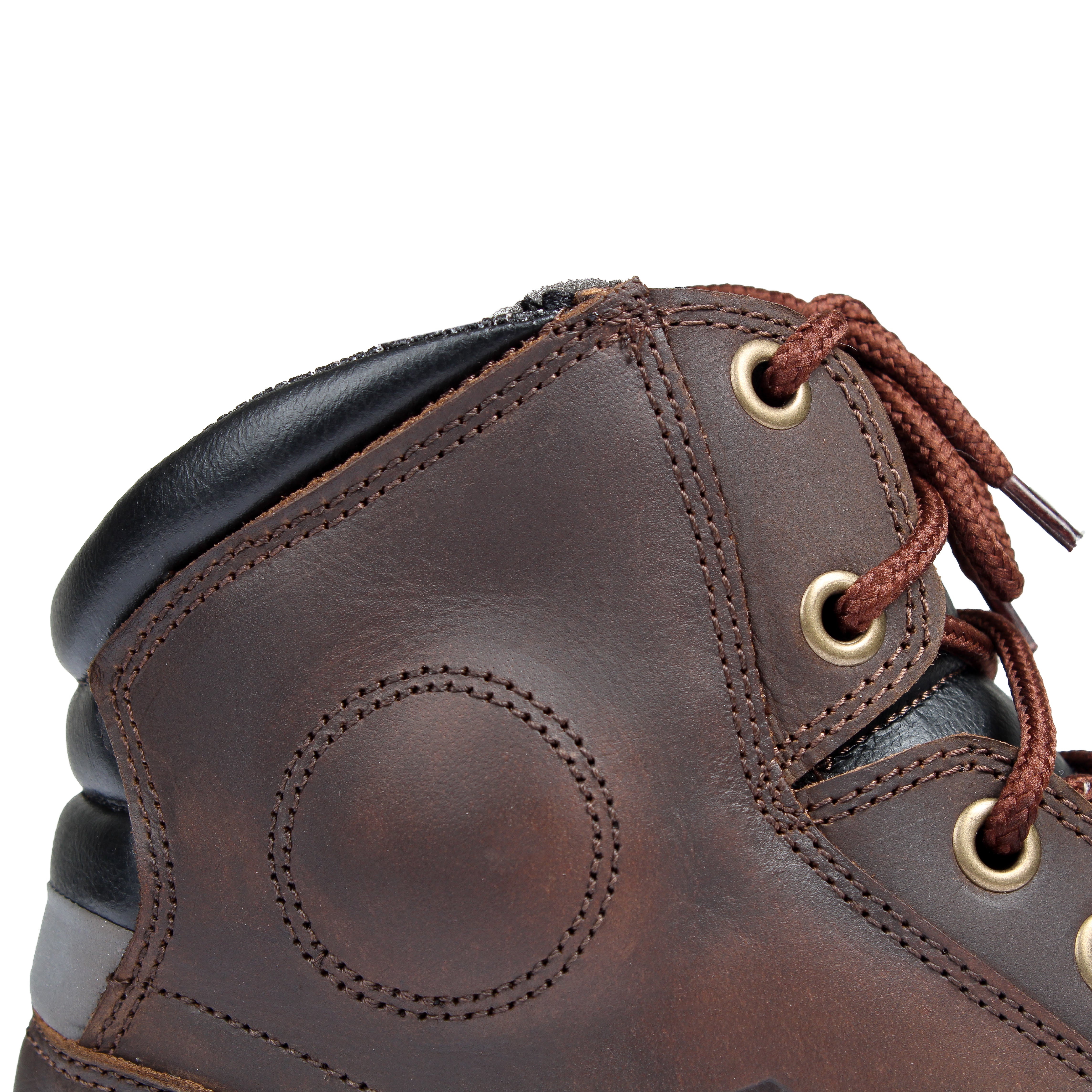 rksports 1002 new trainer black brown leather motorcycle motorbike boots