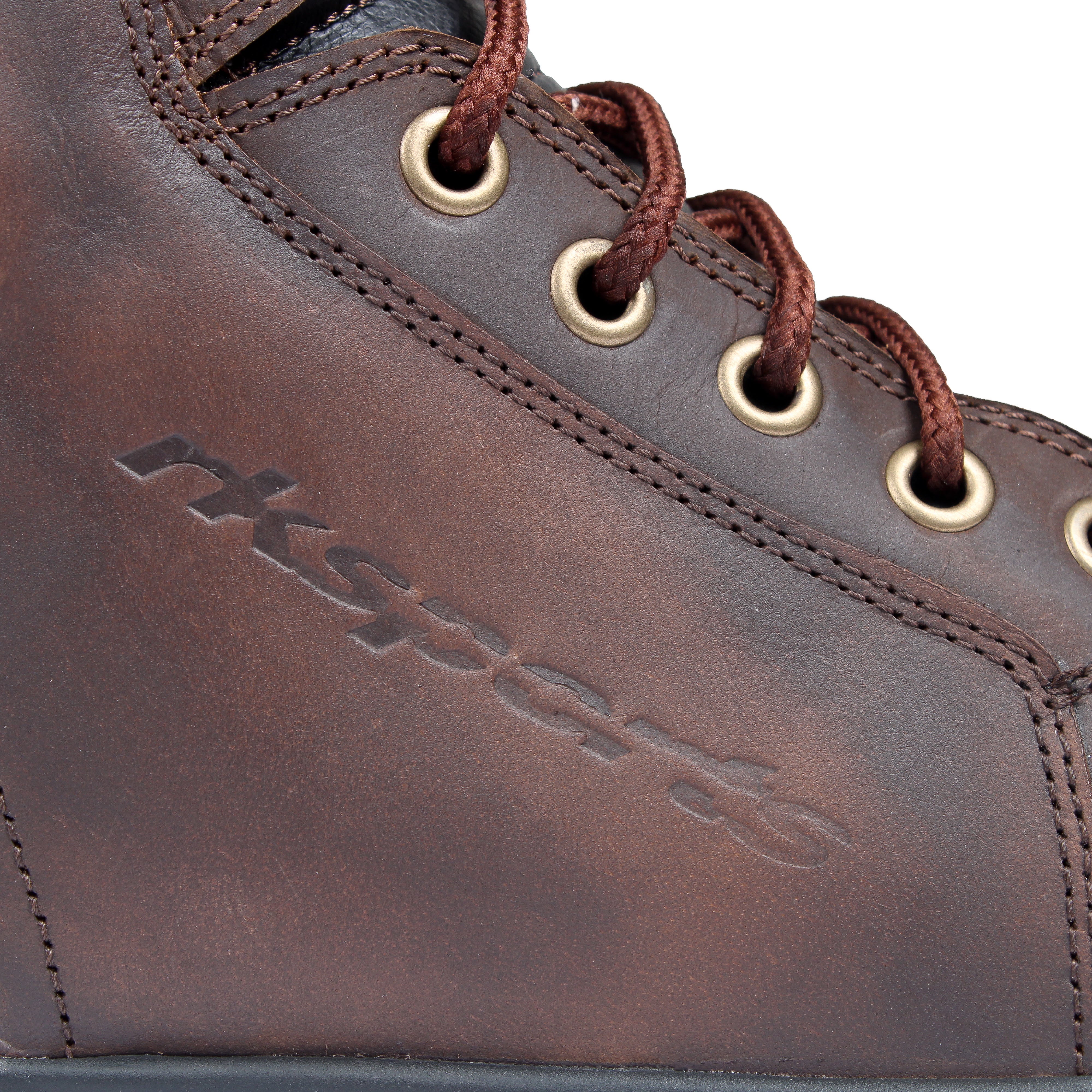 rksports 1002 new trainer black brown leather motorcycle motorbike boots