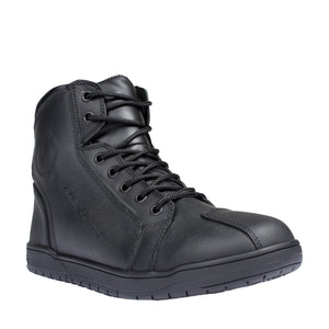 rksports 1002 new trainer black brown leather motorcycle motorbike boots