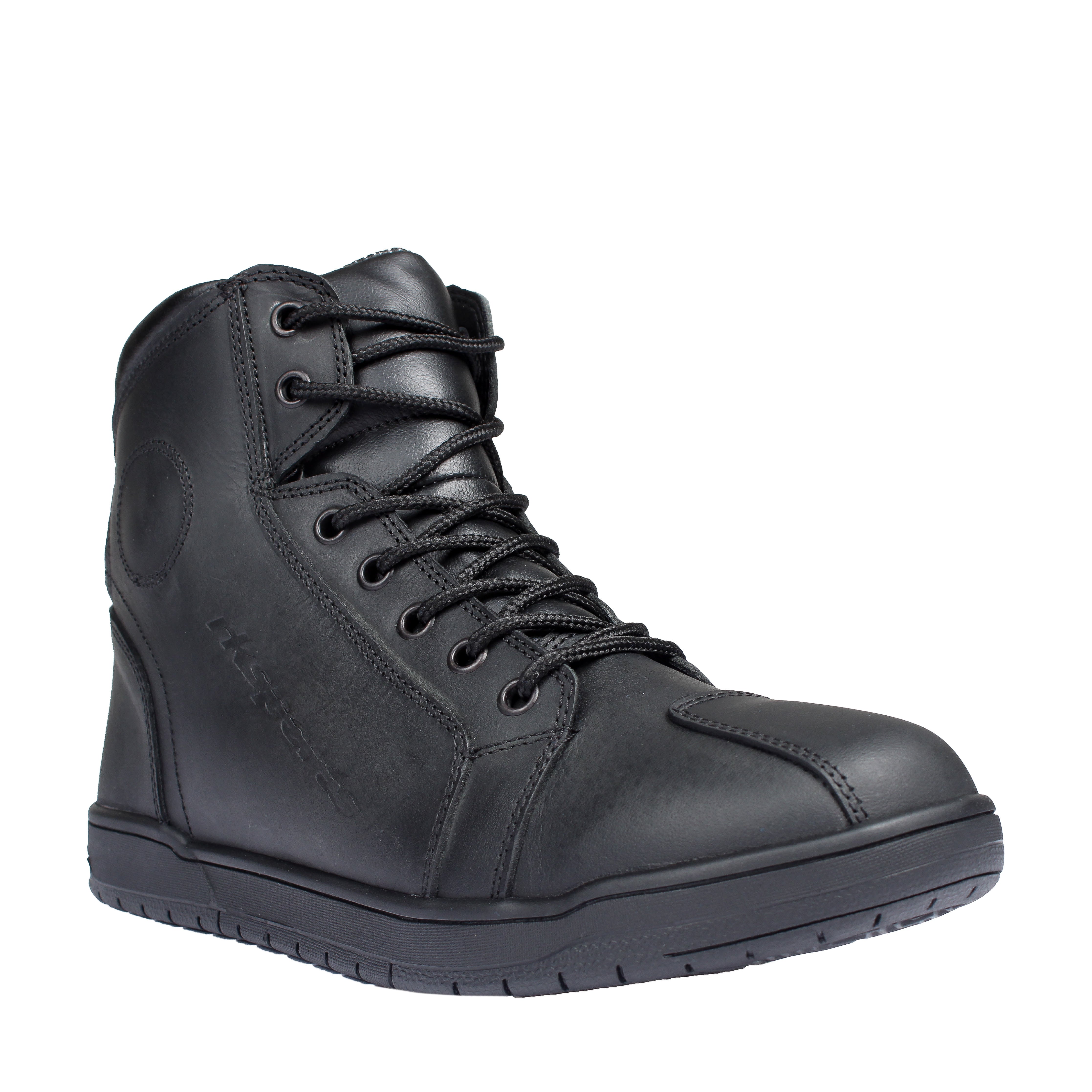 rksports 1002 new trainer black brown leather motorcycle motorbike boots