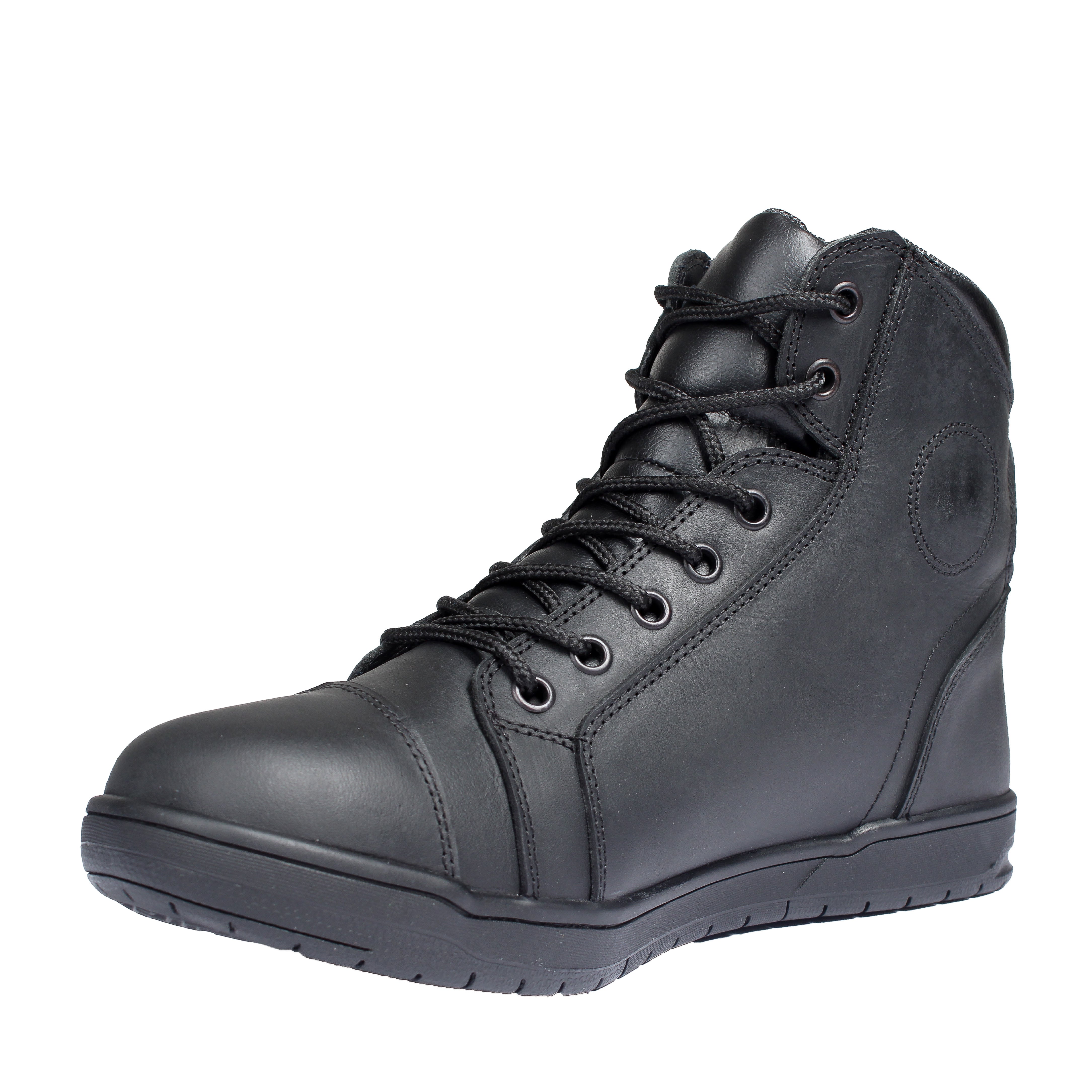 rksports 1002 new trainer black brown leather motorcycle motorbike boots