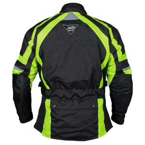 RKSports Style Commander Motorbike Motorcycle Waterproof Jacket red blue black