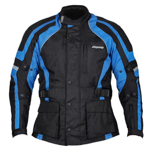 RKSports Style Commander Motorbike Motorcycle Waterproof Jacket red blue black