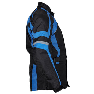 RKSports Style Commander Motorbike Motorcycle Waterproof Jacket red blue black