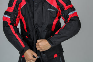 RKSports Style Commander Motorbike Motorcycle Waterproof Jacket red blue black